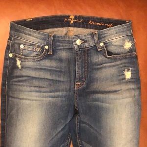 7 for All Mankind cropped denim